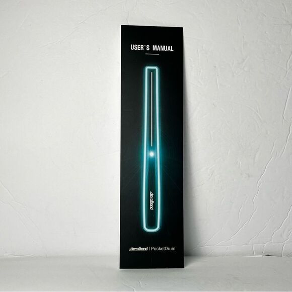 AeroBand Pocket Drum Portable Black (DL-1903A) Air Drum Sticks - Picture 6 of 11